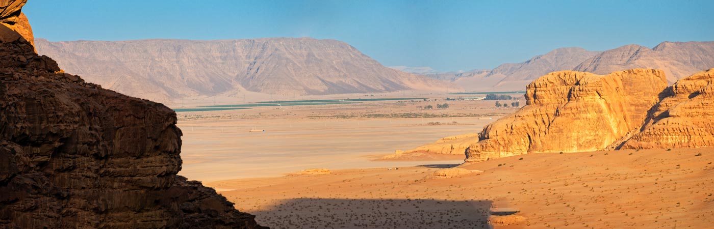 Désert du Wadi Rum en Jordanie