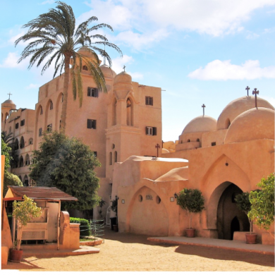 le monastère des syriens désert Egypte